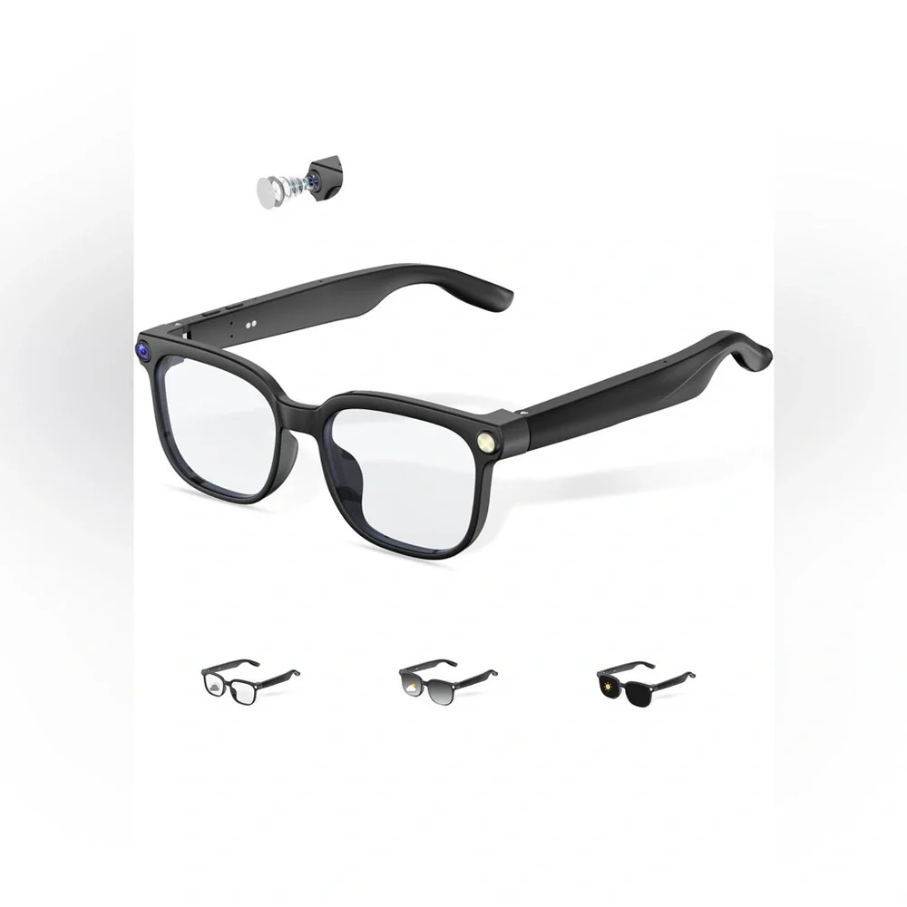 AI Smart Glasses with Bluetooth for Men and Women with 8 MP Camera